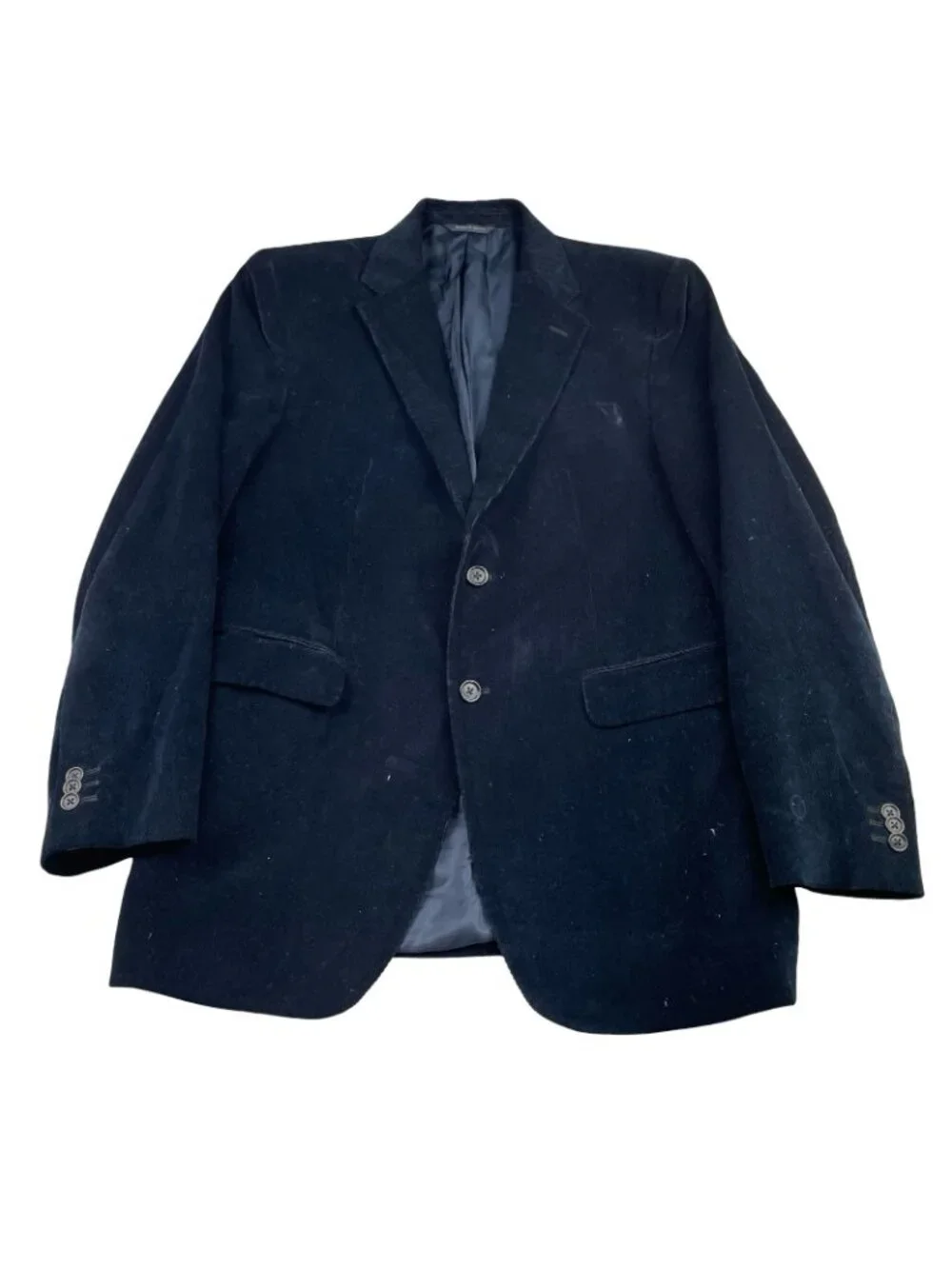 Banana Republic Men’s 100% Cotton Corduroy 2-Button Blazer Navy Blue • 42R